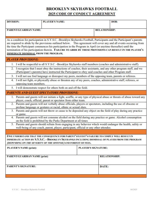 2025 Code of Conduct
